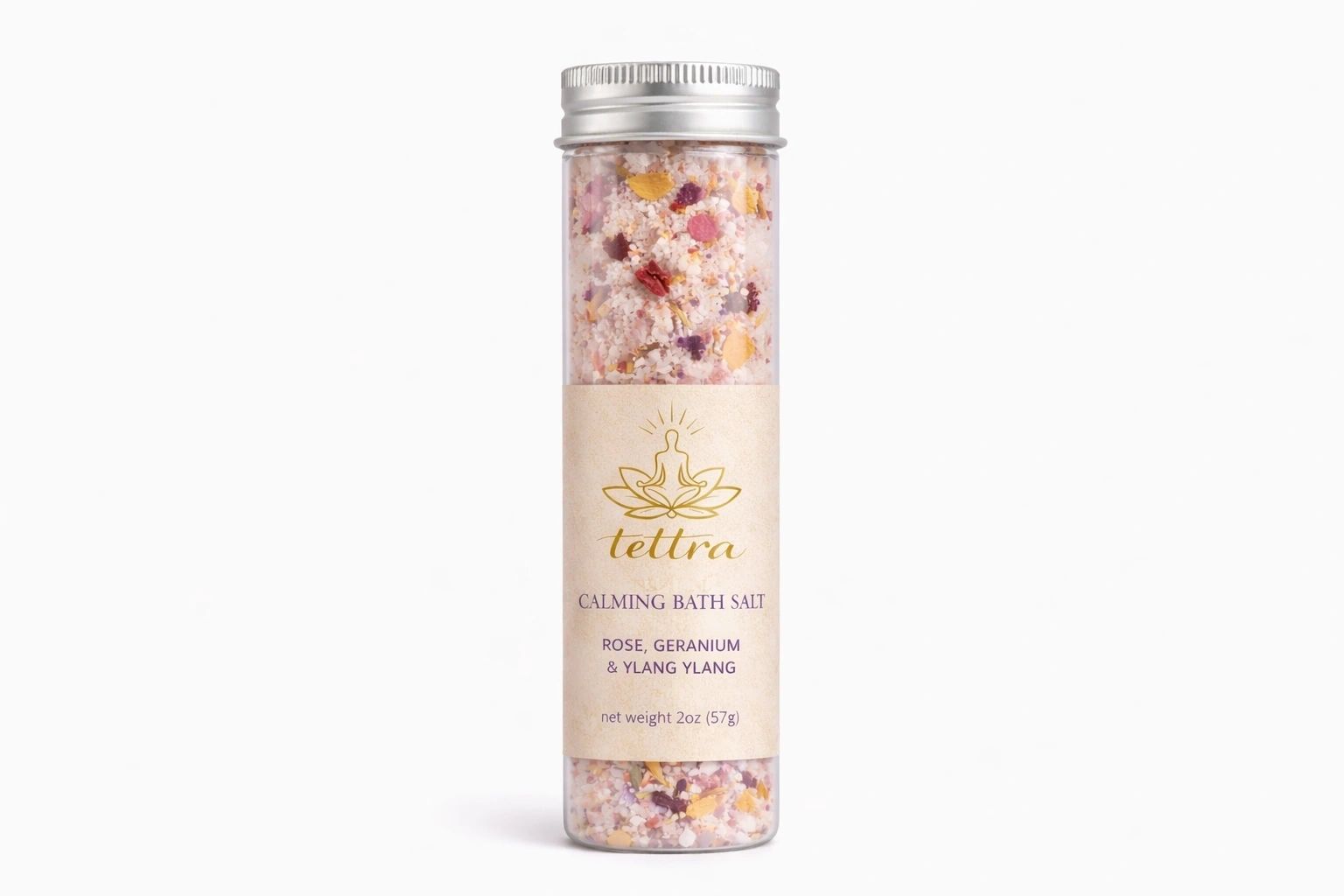 Calming Bath Salt Rose Geranium
