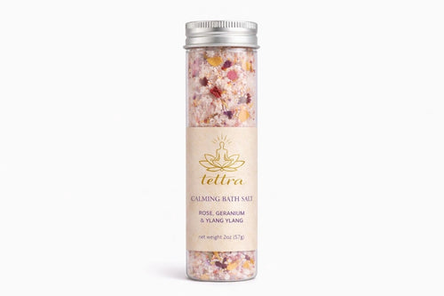 Calming Bath Salt Rose Geranium