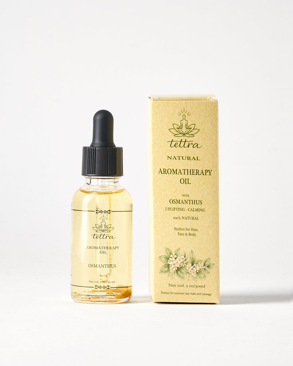 TETTRA osmanthus aromatherapy oil bottle and box